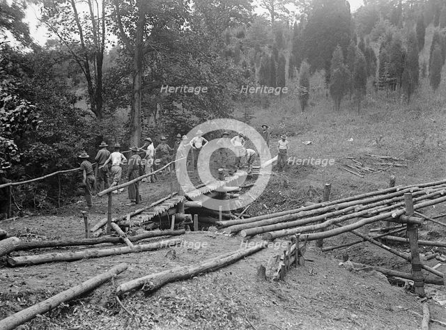American University Training Camp - Misc. Views, 1917. Creator: Harris & Ewing.
