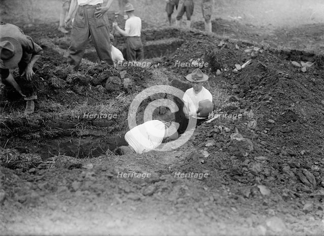 American University Training Camp - Misc. Views, 1917. Creator: Harris & Ewing.