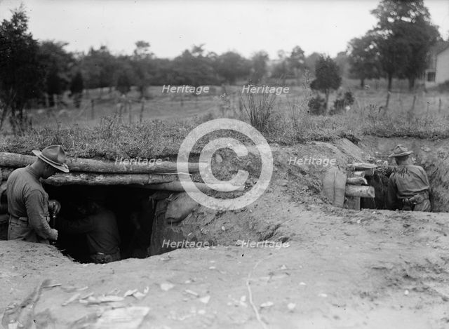 American University Training Camp - Misc. Views, 1917. Creator: Harris & Ewing.