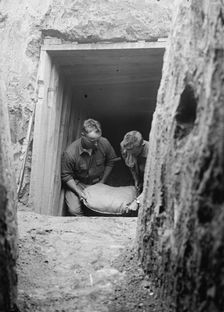 American University Training Camp - Misc. Views, 1917. Creator: Harris & Ewing