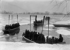 American University Training Camp - Engineers From Training Camp On Potomac, 1917. Creator: Harris & Ewing