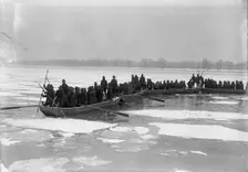 American University Training Camp - Engineers From Training Camp On Potomac, 1917. Creator: Harris & Ewing