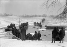 American University Training Camp - Engineers From Training Camp On Potomac, 1917. Creator: Harris & Ewing