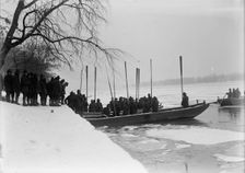 American University Training Camp - Engineers From Training Camp On Potomac, 1917. Creator: Harris & Ewing
