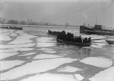 American University Training Camp - Engineers From Training Camp On Potomac, 1917. Creator: Harris & Ewing