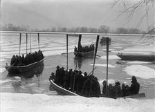 American University Training Camp - Engineers From Training Camp On Potomac, 1917. Creator: Harris & Ewing