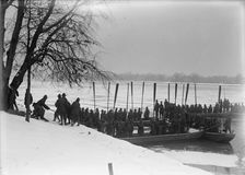 American University Training Camp - Engineers From Training Camp On Potomac, 1917. Creator: Harris & Ewing