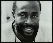 American vocalist Bobby McFerrin at the Bracknell Jazz Festival, 1983. Creator: Denis Williams
