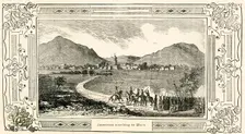 Americans marching to Marin 1849. Creator: Unknown