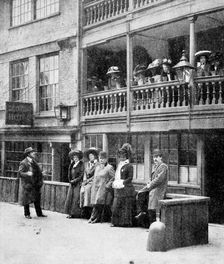 Americans in London, A Party at the George Hotel, Borough Southwark, London, 1910