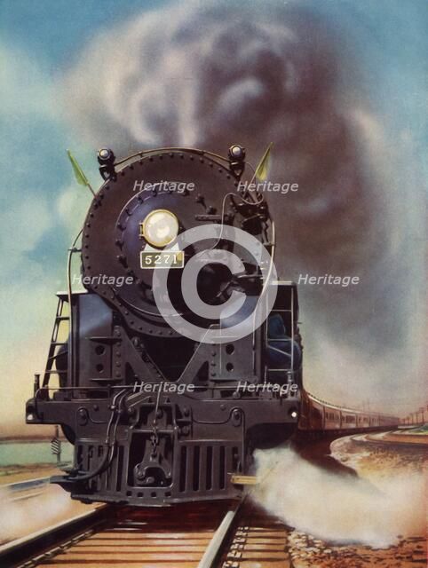 'America's Most Famous Train. The "Twentieth Century Limited'', 1935. Creator: Unknown.