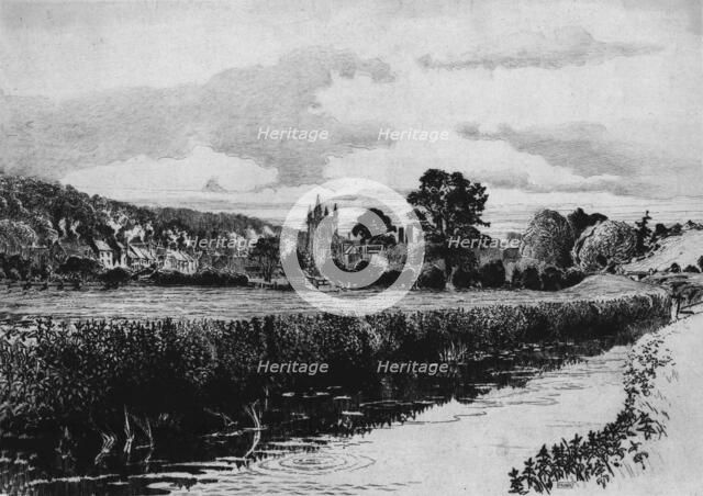 Amersham and the River Misbourne, 1904.  Artist: William Monk.