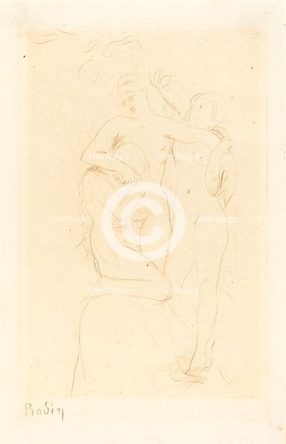 Ames du Purgatoire, 1893. Creator: Auguste Rodin.