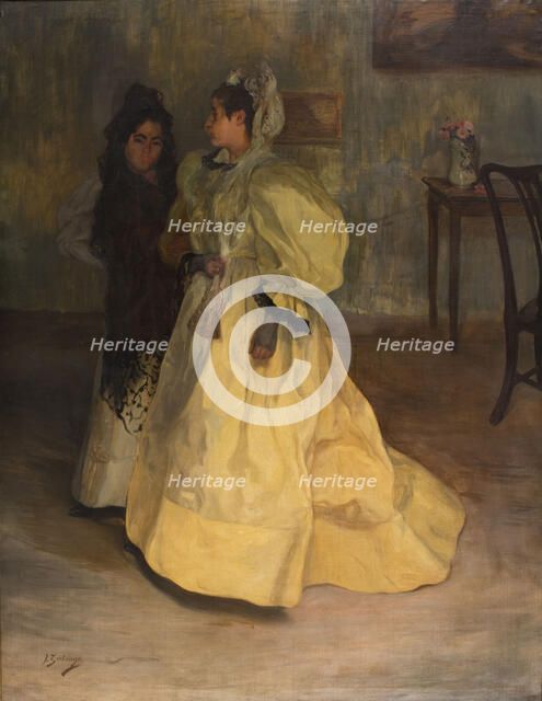 Amigas (Friends), 1896. Creator: Zuloaga y Zabaleto, Ignacio (1870-1945).