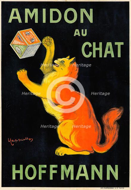 Amidon au Chat. Creator: Cappiello, Leonetto (1875-1942).