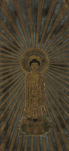 Amida Manifesting in the Dharma-body of Expedient Means, 18th century. Creator: Unknown
