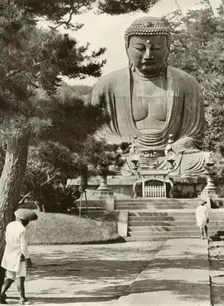 Amida, The Buddha 1910. Creator: Herbert Ponting