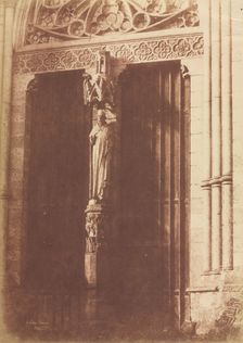 Amiens, Northern Façade of the Transept, 1852. Creator: Henri Le Secq (French, 1818-1882)