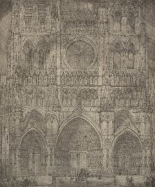 Amiens Cathedral, c.1890-91. Creator: Marius Bauer