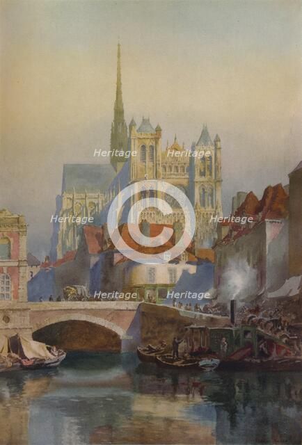 'Amiens Cathedral', c1903, (1938). Artist: Richard Henry Wright.