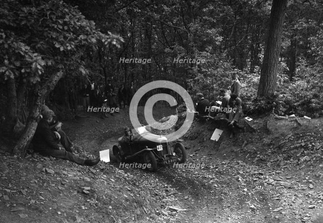 Amilcar taking part in a motoring trial, c1930s. Artist: Bill Brunell.