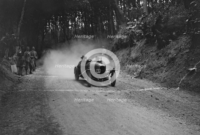 Amilcar taking part in a motoring trial, c1930s. Artist: Bill Brunell.