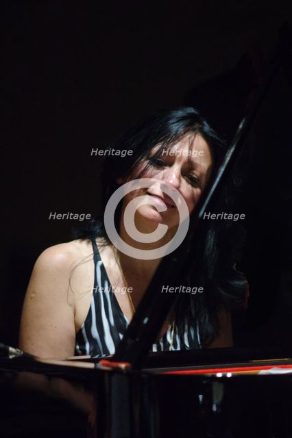 Amina Figarova, Watermill Jazz Club, Dorking, Surrey, 2015. Artist: Brian O'Connor.