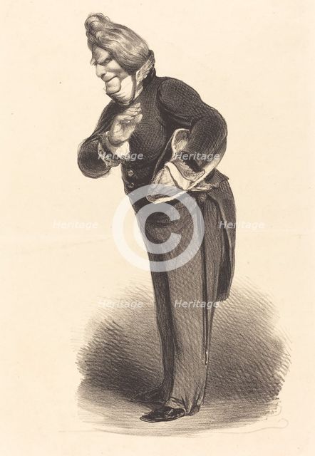 Amiral Verhuel, 1835. Creator: Honore Daumier.