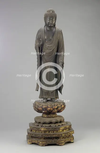 Amitabha (Jap:  Amida), Kamakura period, 13th century. Creator: Unknown.