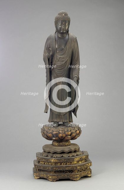 Amitabha (Jap:  Amida), Kamakura period, 13th century. Creator: Unknown.