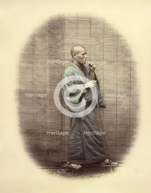 Amma, --- or Masseur, 1866-1867. Creator: Felice Beato.