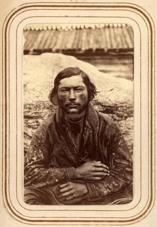 Amma Pirkit Larsson, Sami from Tuorpon, 1868. Creator: Lotten von Duben