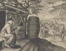 Ammon, from the series Solitudo Sive Vitae Patrum Eremicolarum, ca. 1585-86. Creator: Martin de Vos