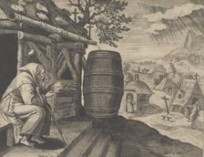 Ammon, from the series Solitudo Sive Vitae Patrum Eremicolarum, ca. 1585-86. Creator: Martin de Vos