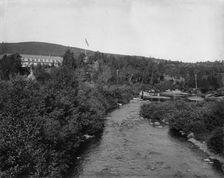 Ammonoosuc River and Twin Mountain House, White Mountains, c1901. Creator: Unknown