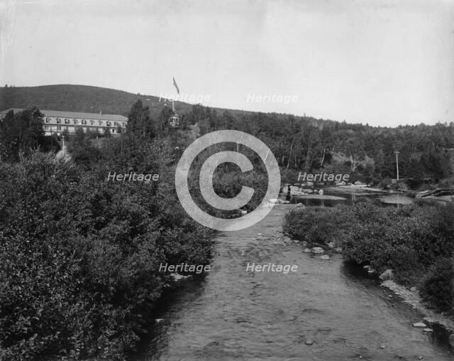 Ammonoosuc River and Twin Mountain House, White Mountains, c1901. Creator: Unknown.