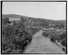 Ammonoosuc River and Twin Mountain House, White Mountains, c1901. Creator: Unknown