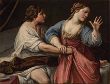 Amnon and Tamar, c 1640. Creator: Tiarini, Alessandro (1577-1668)
