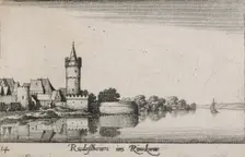 Amoenissimæ aliquot locorum ... effigies. Plate 14. Rudeßheim im Rinckow, 1635. Creator: Wenceslaus Hollar