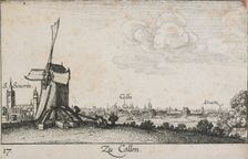 Amoenissimæ aliquot locorum ... effigies. Plate 17. Zu Cöllen, 1635. Creator: Wenceslaus Hollar