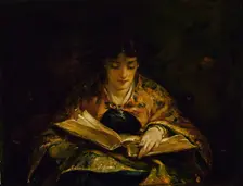 Among the Old Poets, 19th century. Creator: Walter Shirlaw