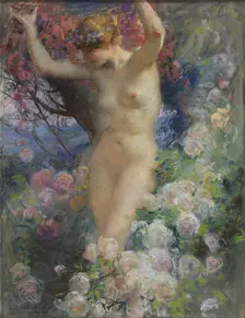Among the roses (Parmi les roses), 1917