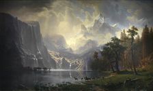 Among the Sierra Nevada, California, 1868. Creator: Albert Bierstadt