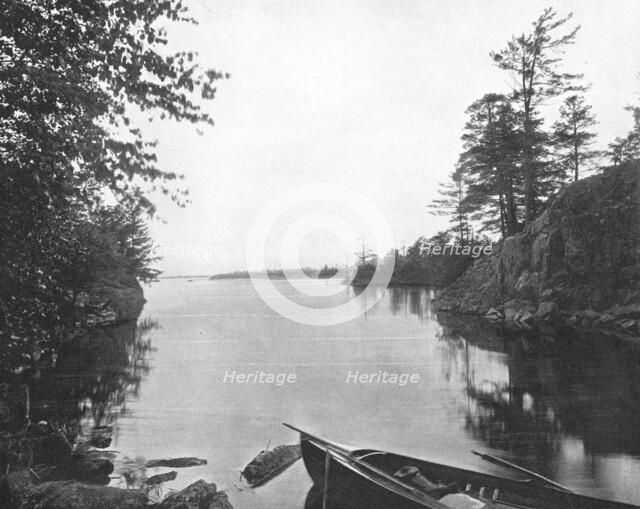 Among the Thousand Islands of the St Lawrence River, Canada, c1900. Creator: Unknown.