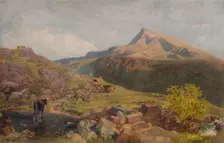 Among the Welsh Hills 19th century, (1935). Artist: Alfred William Hunt