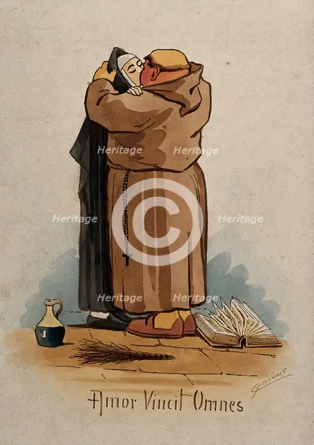 Amor Vincit Omnes, late 19th-early 20th century. Creator: Martin Anderson.