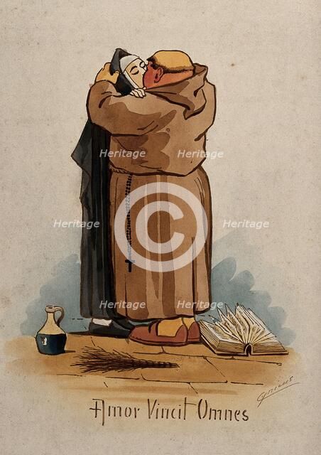 Amor Vincit Omnes, late 19th-early 20th century. Creator: Martin Anderson.