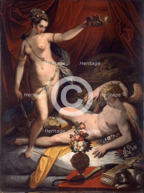 Amor and Psyche, 1589. Artist: Zucchi, Jacopo (c. 1541-c. 1590)