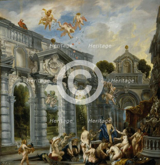 Amor and Psyche. Artist: Jordaens, Jacob (1593-1678)