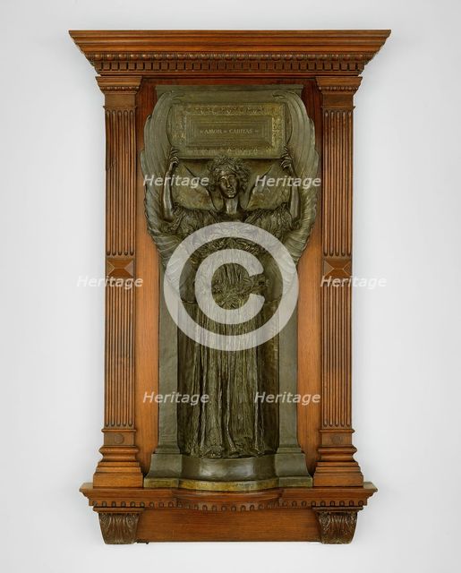 Amor Caritas, Modeled 1897, cast after 1899. Creator: Augustus Saint-Gaudens.